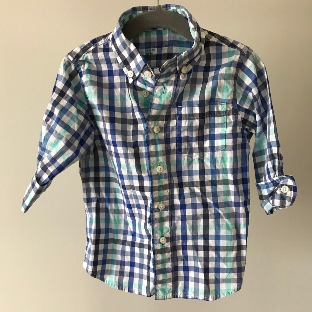 J.Crew Crewcuts vintage style dress shirt